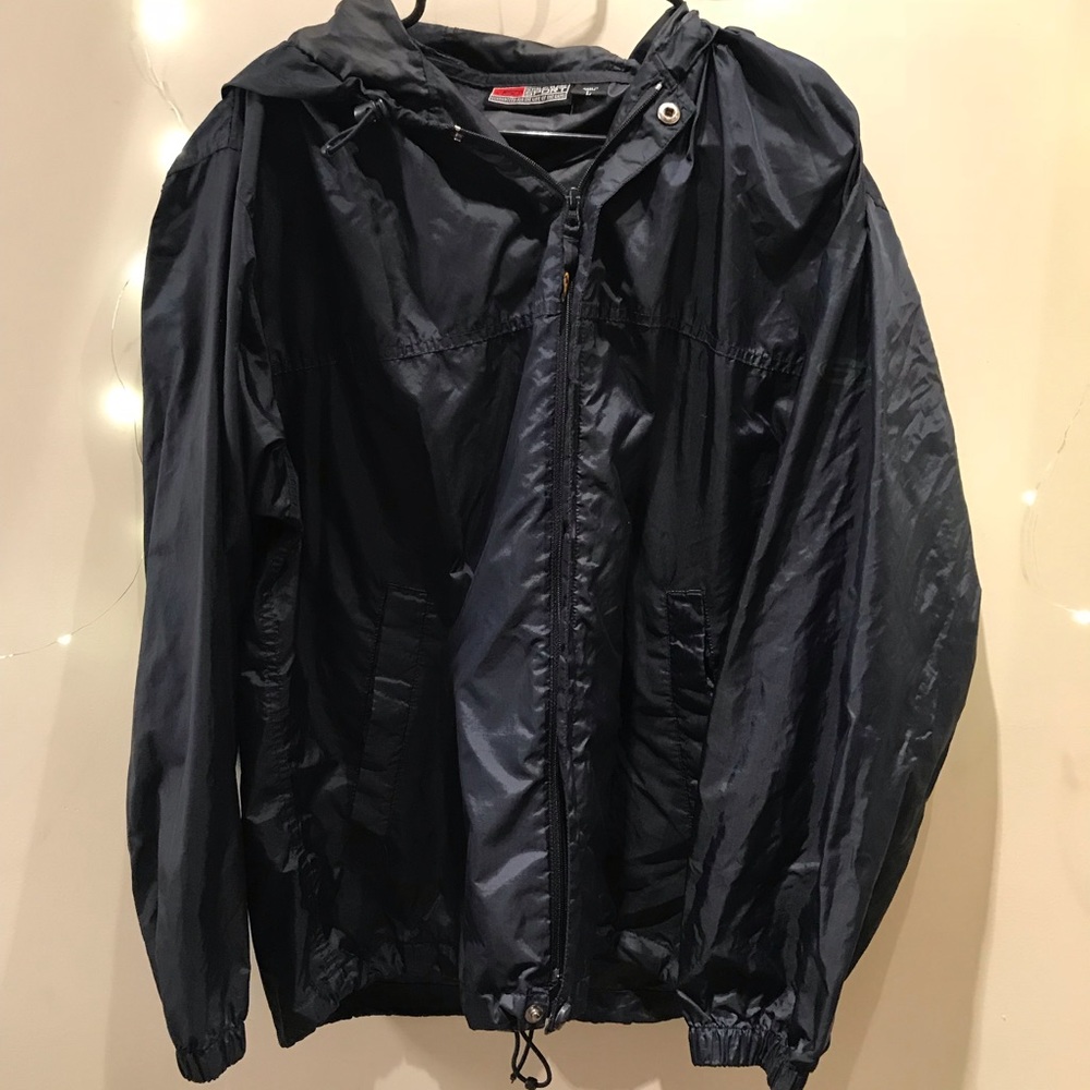 Structure Sport Navy Windbreaker